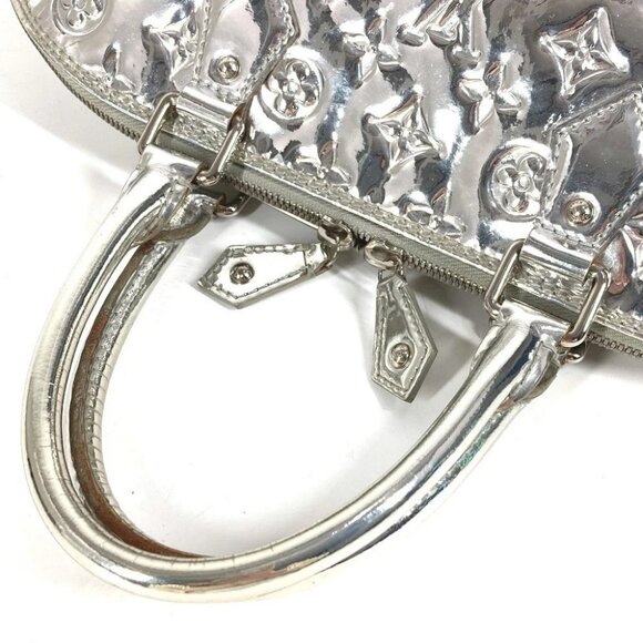 LOUIS VUITTON M95273 MonogramMiroir Alma GM Tote Bag Hand Bag Argent Silver - Picture 10 of 16